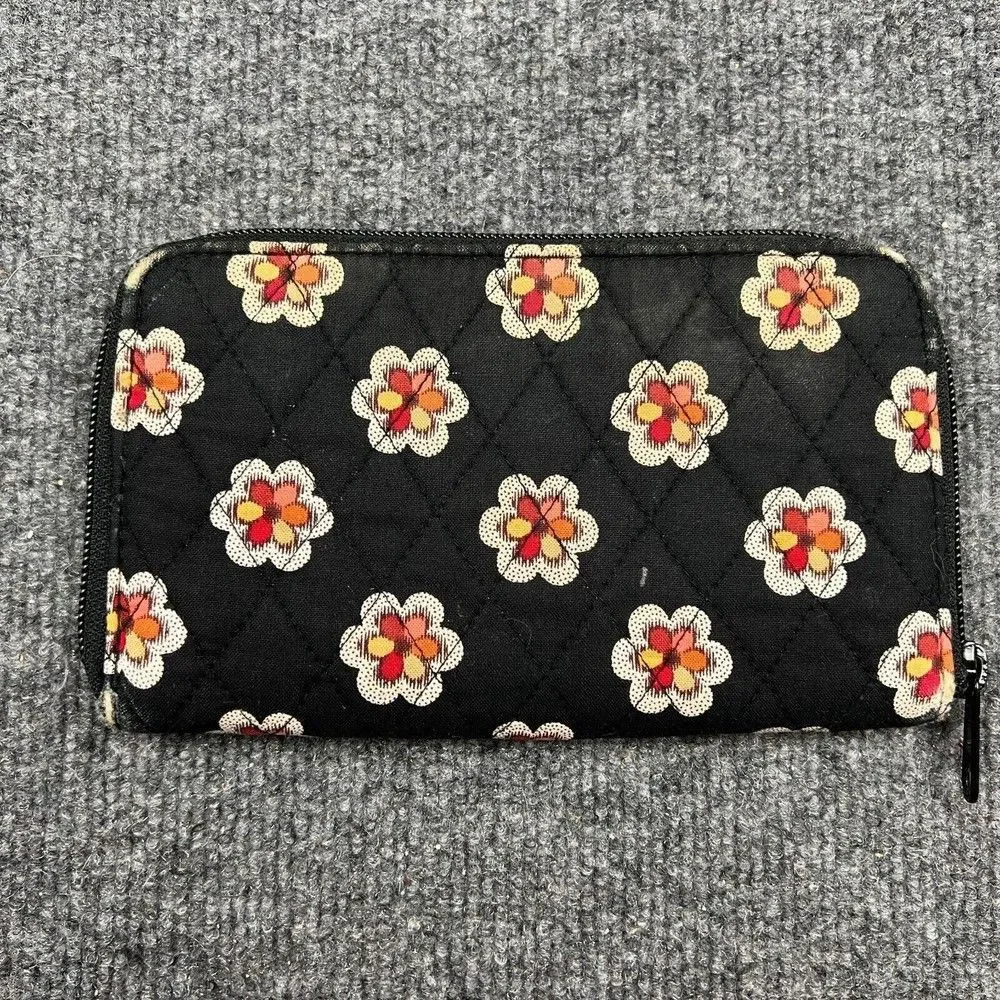 Vera Bradley Wallet Bi-fold Womens Quilted Zippered‎ ID Card Holder Coin Purse